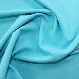 Organic French Terry Jersey Fabric | Turquoise