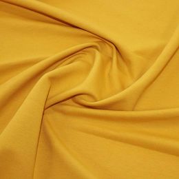 Organic French Terry Jersey Fabric | Ochre