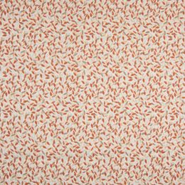 Organic Cotton Farbic | Leaves Old Rose