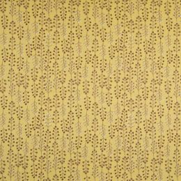 Organic Cotton Fabric | Eucalypt Ochre