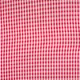 Seersucker Fabric | Small Check Red