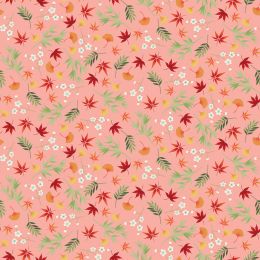 Michiko Fabric | Foliage Pink