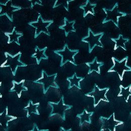 Fun Faux Fur Fabric | Universe Sequin Star Petrel