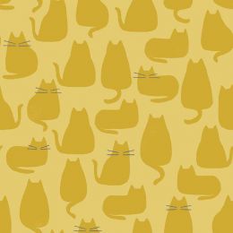 Whiskers & Dash Fabric | Whiskers Golden