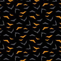 Midnight Haunt Halloween Fabric | Night Flight Inky