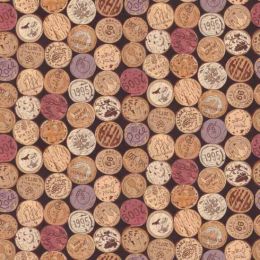 Vines & Wines Fabric | Corks