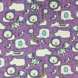 American Touch Flannel | Safari Texture Mauve