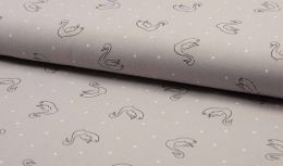 Stitch It' Mid Weight Cotton Crepe Fabric | Swan Sand
