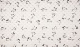 Premium Dimple Fleece Print | Dino's Ecru