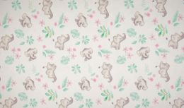 Jersey Cotton Fabric | Elephant White