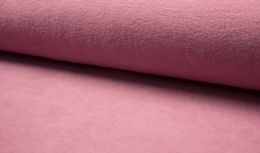 Jersey Cotton Fleece Fabric | Old Rose
