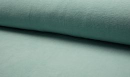 Jersey Cotton Fleece Fabric | Dusty Mint
