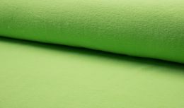 Jersey Cotton Fleece Fabric | Lime
