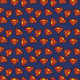 Licensed Cotton Fabric | Superman Logo