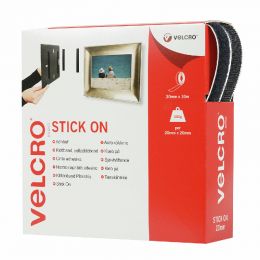 VELCRO® Brand - Stick On | 20mm, Black