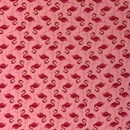 Luxury Sweatshirt Fabric | Flamingo Pink