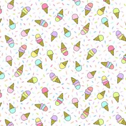 Kim Schaefer - Believe Fabric | Ice Cream White