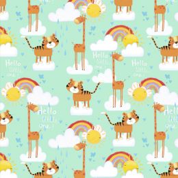 American Touch Flannel | Tiger & Giraffes