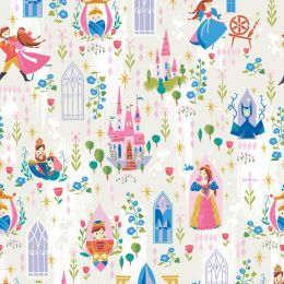 Little Brier Rose Fabric | Fairytales Parchment