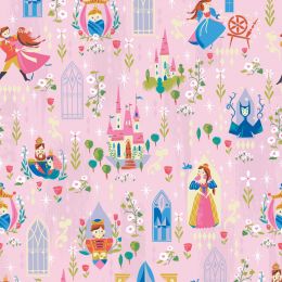 Little Brier Rose Fabric | Fairytales Pink