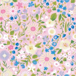 Little Brier Rose Fabric | Secret Garden Pink
