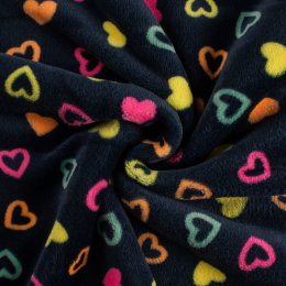 Super Soft Fleece | Multi Stars Navy