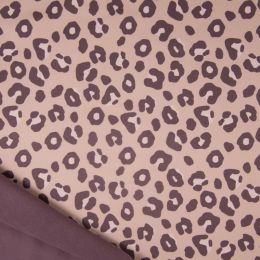 Soft Shell Fleece Fabric | Panther Dusty Pink