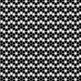 Buzzworthy Fabric | Honeycomb Black / White