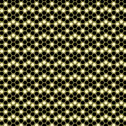 Buzzworthy Fabric | Honeycomb Multi - Metallic