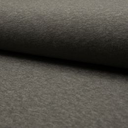 Heavy Scuba Crepe Fabric | Melange Khaki