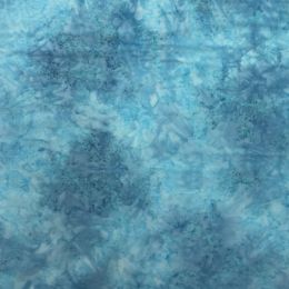 Stitch It Spring 22 Batik Fabric | Clear Water Blue
