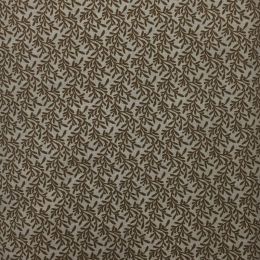 Classic Blender Fabric | Olive Leaves Light Brown