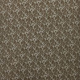 Classic Blender Fabric | Olive Leaves Light Brown