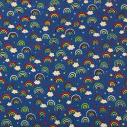 Winceyette Fabric | Rainbow Royal