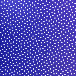 PU Printed Waterproof Raincoat Fabric | Spots Royal