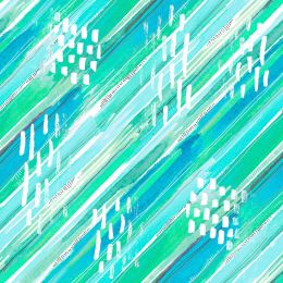 Good Vibes Fabric | Diagonal Stripes