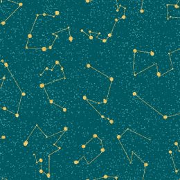 Moonlight Fabric | Constellation - Metallic