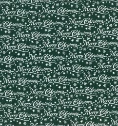 Christmas Fun Fabric | Classic Merry Christmas Green