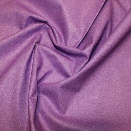 Glitter Cotton Fabric | Shimmer Lilac