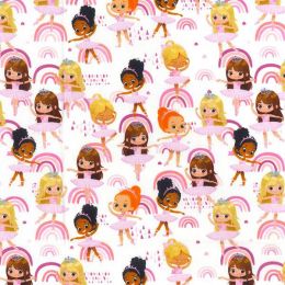 Wide Width Licensed Cotton Fabric | Ballerina
