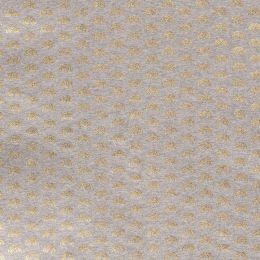 Cotton Rich Jersey Fabric | Foil - Rainbows Grey