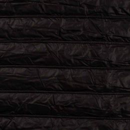 Premium Quilted Stripe Coating Fabric | Black