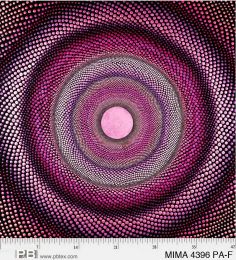 Mindful Mandalas Fabric - P&B Textiles | Panel - Pink Tunnel