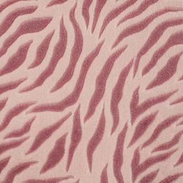 Super Soft Fleece | Zebra Peach