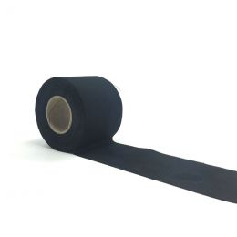 On A Roll 12m x 2.5" Strip | Plain Back in Black