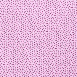 Cotton Print Fabric | Summer Stem Candy Pink