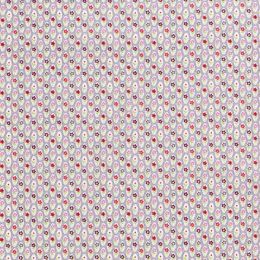 Cotton Print Fabric | Floral Oval Biscuit