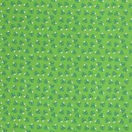 Cotton Print Fabric | Vibrant Burst Green