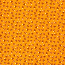 Cotton Print Fabric | Vibrant Burst Orange