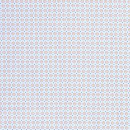 Cotton Print Fabric | Linear Daisy Ice Blue